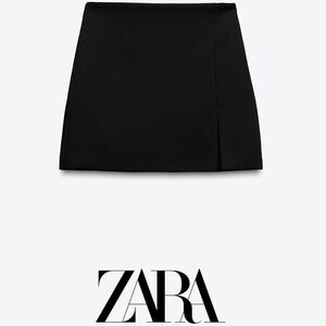 Zara Black Mini Skort